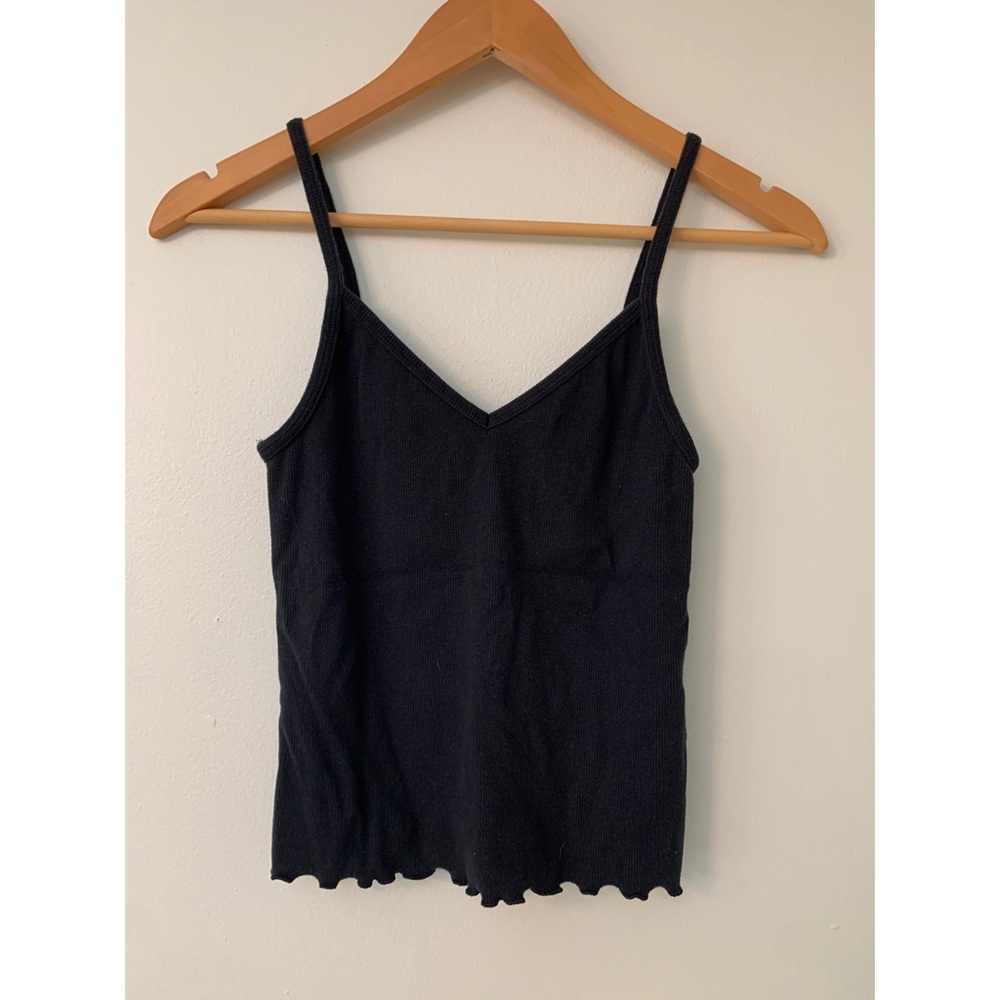 Black crop top